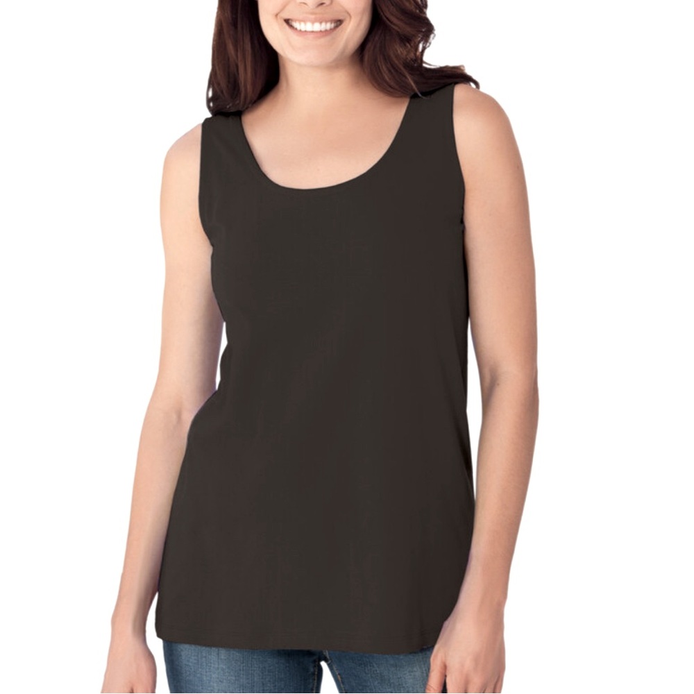 Black Sleeveless Tank Top